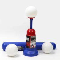 Tee de baseball d'entraînement en plastique Popper : Balle de baseball rebondissante pour l'entraînement au frappeur et au développement des compétences