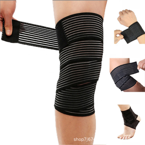 Bandage élastique de compression de genou de sport de 150cm de longueur élastique cohésif - Product Image 2