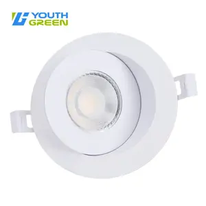 YouthGreen Junction 3CCT 6 paket 4 inç dim 9W LED gömme ince ışıkları ile bağlantı kutusu Junction gömme tavan ışıkları