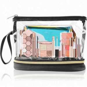 Bolsa de Cosméticos Transparente de PVC con Cierre de Cremallera Aprobada por la TSA, Organizador con Logotipo Personalizable, Resistente al Agua, Portátil, con Diseño Moderno - Product Image 5