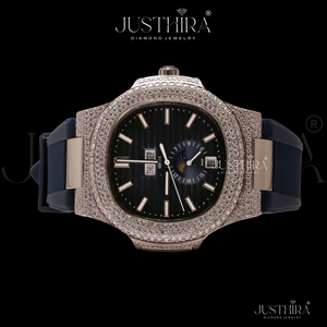 Best Quality Moissanite Diamond Quartz <b>Watch</b> Men Business Casual Luxury Waterproof <b>Wrist</b> <b>Watch</b> Available At Best Market Price - Product Image 1