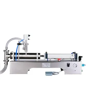 110v 220v 100-1000ml Double Single Head Desktop Paste Filling Machine Oil Milk Honey Drink water Liquid Filling Machine