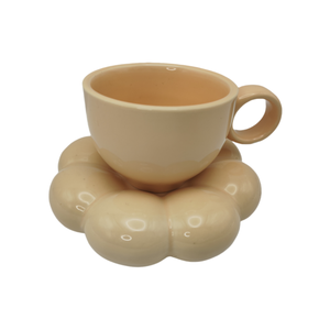 Tasses de restaurant personnalisées avec logo imprimé, design moderne, pour café, thé, cappuccino, yaourt, soucoupes, tasses vierges pour sublimation - Product Image 6