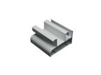 Profils en aluminium industriel noir extrudé sur mesure dominicains, séries P65, P92, P40, pour la découpe, le soudage et le traitement des fenêtres et des portes