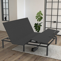 Sommier pliable multi-tailles Dreamotion, économique, sans fil, modulaire et extensible, avec télécommande, solution de chambre à coucher réglable pour matelas