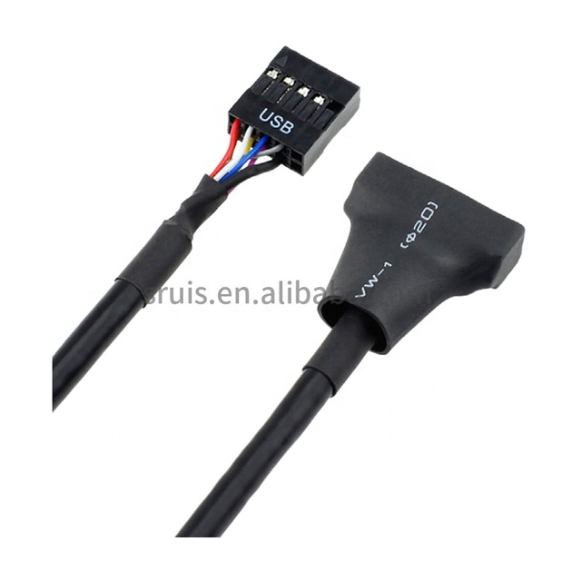 USB 3.0 20 Pin male to Female USB 2.0 9 Pin Motherboard Male/Female Housing Adapter Cable