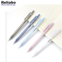 Crayon mécanique en plastique, Simple et mignon, 0.5mm, pour étudiants