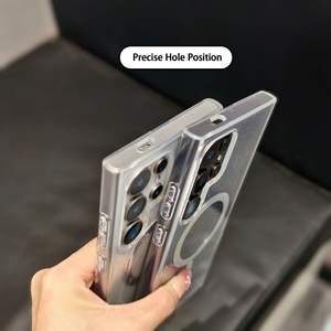 Étui magnétique Premium Starry Flash Powder pour Samsung Galaxy S26 Series, <span class=keywords><strong>coque</strong></span> de protection <span class=keywords><strong>transparente</strong></span> pour Samsung Galaxy S26 - Product Image 1