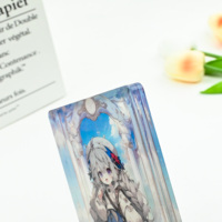 Créez votre propre design : Standee liquide UV en acrylique avec paillettes, effet sable mouvant, anime, transparent, holographique, personnalisable et léger