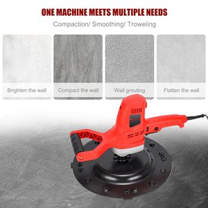 Machine à lisser les murs électrique industrielle 1280W 220V 6 vitesses réglables, polisseuse à béton et mortier DIY 3,6 kg - Product Image 2