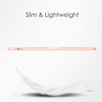 Nouvelle coque Smart Folio entièrement transparente en PU+TPU pour iPad Air 11 2025 M3, coque antichoc pour tablette iPad Air 6 2024