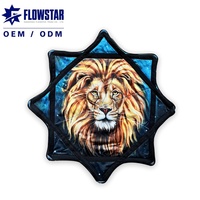 Tissu de spinning Flow Star 24 pouces 300 grammes, impression réactive aux UV, rotation fluide, léger, pour festivals et raves, Flyper, vente en gros