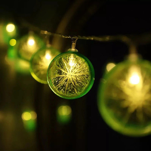 USB/<strong>Battery</strong> Fruit Lemon 10 LED Slice String Lights Flashing Garland Wall Lamp <strong>Battery</strong> Powered <strong>Indoor</strong> Outdoor <strong>Lighting</strong> - Product Image 3
