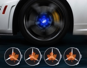 Pour <span class=keywords><strong>Mercedes</strong></span> Benz, lumières de moyeu de roue à lévitation magnétique, Classe C, Classe A, Classe E, E300l, C260l, rétrofit, lumières de roue éclairées - Product Image 4