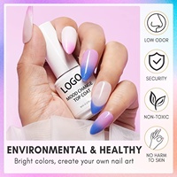Gel UV/LED thermosensible OEM/ODM à changement de couleur, longue tenue, non toxique, faible odeur, pour salon de manucure