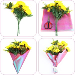 Papel de Arte Reciclable e Impermeable para Empaque de Flores, Personalizable - Product Image 5