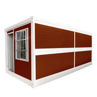 Casa Prefabricada de Construcción Rápida, Casa Contenedor Modular Plegable de 20 pies/40 pies, Casa Contenedor Pequeña y Plegable para Camping