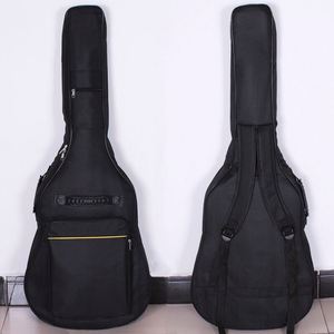Housse de transport pour guitare acoustique 41 pouces, portable, durable, en tissu Oxford, résistante à l'eau, rembourrage en éponge de 0,25 pouce, double bandoulière réglable - Product Image 5