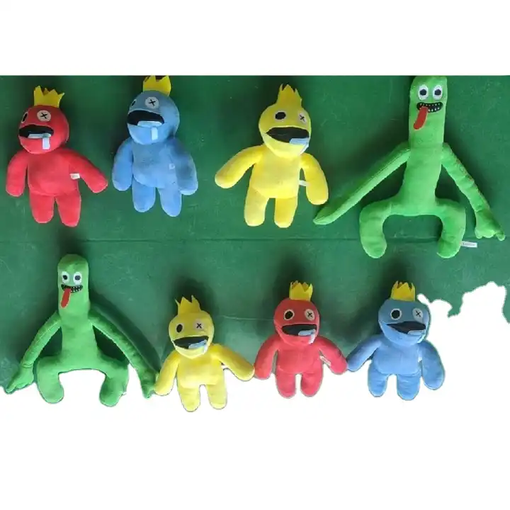 New Rainbow Friends Plush Toy Green Cartoon Game Character Plush Stuffed  Doll