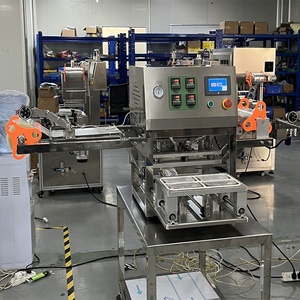 Bán tự động thực phẩm Khay đóng gói niêm phong máy ăn trưa hộp nhựa bao bì niêm phong máy tự động khay máy đóng gói - Product Image 5