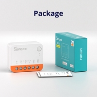 Interruptor Inteligente Wifi Sonoff Mini Extreme Minir4 Tamaño Súper Diminuto 10A 240V Control de Señal Remota Inalámbrica Sistema de Hogar Inteligente Ewelink