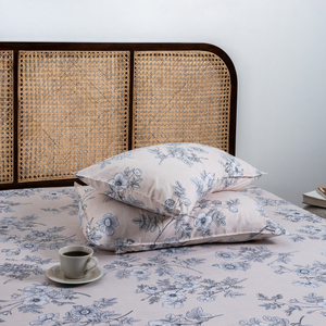 Ensemble de draps en coton de qualité supérieure, très vendu, pour lit double, literie avec 2 taies d'oreiller, style hôtel et maison, prix de gros - Product Image 3