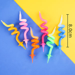 Décoration de gâteau de cire de paraffine faite à la main colorée décoration d'anniversaire et de fête de forme de printemps pour les occasions de Pâques et de Diwali - Product Image 1