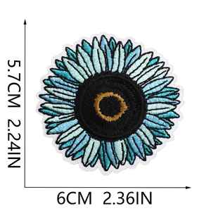 Patch en tissu brodé écologique Xiaotian pour camping-car, motif hibou, baleine, tortue, à thermocoller ou à coudre, en polyester, pour chapeau - Product Image 3