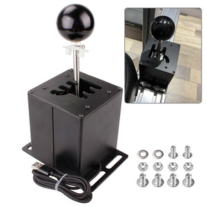Levier de vitesses Logitech G27 G29 T300 avec frein à main pour simulateurs de jeux de course PC, joystick filaire en alliage d'aluminium HB039 - Product Image 1