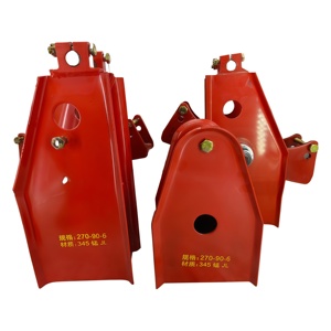 Pièces de suspension de remorque de haute qualité, suspension mécanique de camion, support de suspension 270*9*6, plaque en manganèse 345 pour essieux Fuhua - Product Image 1