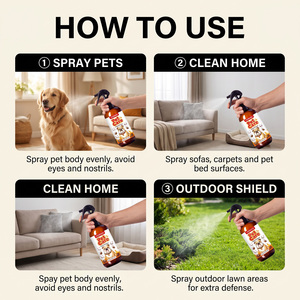 <span class=keywords><strong>Spray</strong></span> Répulsif Herbal <span class=keywords><strong>pour</strong></span> Chiens et Chats, Doux, Écologique, Flacon à Pompe, Ne Tache Pas les Tissus, <span class=keywords><strong>Anti</strong></span>-Puces, <span class=keywords><strong>Anti</strong></span>-Tiques, Répulsif Moustiques et Tiques - Product Image 6