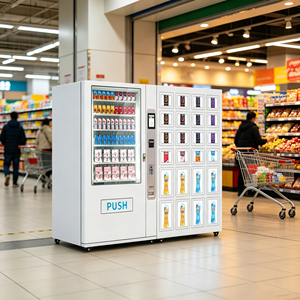 Distributeur automatique de casiers de rangement pour l'expansion du commerce de détail, résistant aux intempéries, pour usage public et commercial - Product Image 1
