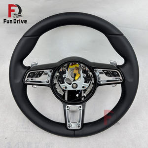 Volante de Cuero Personalizado para <span class=keywords><strong>Porsche</strong></span> Cayenne 955 957 958 Cayenne <span class=keywords><strong>Boxster</strong></span> <span class=keywords><strong>986</strong></span> 987 981 Panamera 970 971 356 911 997 - Product Image 5