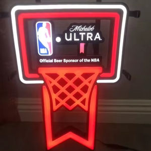 ป้ายไฟนีออนธุรกิจแบบกำหนดเอง โลโก้ไฟนีออน 3 มิติ ไฟ LED แบบยืดหยุ่นสำหรับตกแต่งบาร์ ร้านค้า บ้าน ห้างสรรพสินค้า  ผู้สนับสนุนเบียร์อย่างเป็นทางการ <span class=keywords><strong>NBA</strong></span> - Product Image 1
