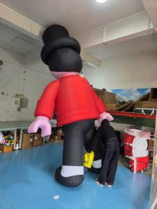 Mascotte géante Playmobil QIQU pour la décoration de festivals et les défilés de rue, grand spectacle de cirque gonflable de 4 m, publicité gonflable - Product Image 3