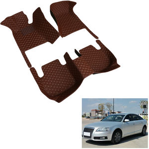 Alfombrilla de coche personalizada para volante a la izquierda, impermeable, duradera, para <span class=keywords><strong>Audi</strong></span> <span class=keywords><strong>A6</strong></span> C6 4F <span class=keywords><strong>2004</strong></span>~2011 - Product Image 1