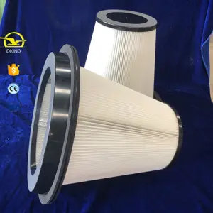 Factory supply vacuum cleaner used conical air filter cartridge 200900050 with polyester non-woven fabric filtration