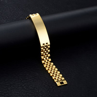 Pulsera de Acero Inoxidable para Parejas, 15 mm de Ancho, con Letra Personalizada, Grabado con Nombre, Correa de Reloj, Cadena con Letras