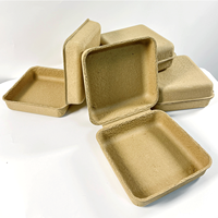 Boîte de rangement en papier ondulé écologique et biodégradable, emballage compostable, design de logo personnalisé, boîte biodégradable