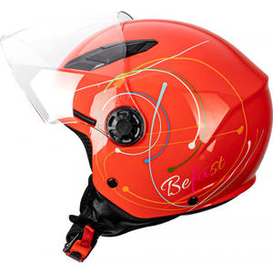 Befast <b>Flipper</b> III <b>kid</b> jet helmet Red Yellow White Bleu L - Product Image 3
