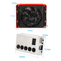 Climatiseur de camion 12V split PTS-C10A, capacité de refroidissement 1800W, climatiseur portable pour camping-car, fourgonnette et modification de poids lourd
