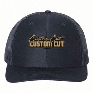 Casquette unisexe personnalisée en velours côtelé à 6 panneaux, motif à carreaux imprimé, visière incurvée, ajoutez votre propre logo brodé - Product Image 2