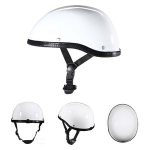 <strong>ALPINES</strong> for Retro Motorcycle Open Face Half Helmet ABS Material Durable Unisex Summer DOT Certified Buckle Closure Size Fits All - Product Image 4