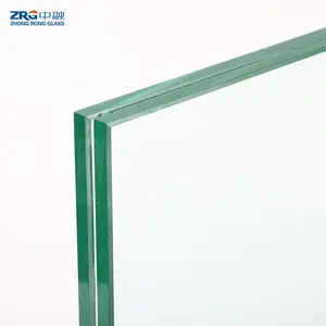12mm זכוכית בטיחות מחוסמת עבור זכוכית שחייה בריכת קירות מזג זכוכית