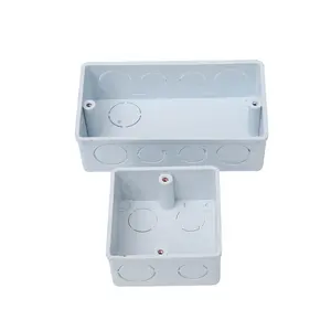 Plastic Square Boxes Switch PVC Box For Electrical wiring box used