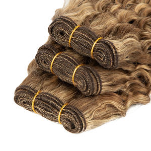 Оригинальные бразильские девственные кудряющие человеческие волосы ШЬЮТ В плетеных прядях человеческие волосы - Product Image 4