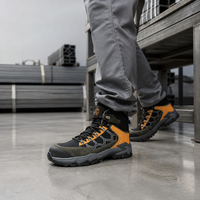 Bottes de sécurité mi-montantes MaxiTough avec embout en acier, tige en daim, doublure en mesh, semelle intermédiaire anti-perforation 4.0 Kevlar, confort optimal pour toutes les applications de construction