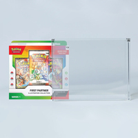 Étui de protection en acrylique Jinda, directement de l'usine, pour la collection d'illustrations de la série First Partner, séries 1-3, vitrine en acrylique