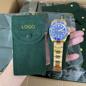 Biểu Tượng Tùy Chỉnh Da Duy Nhất Đồng Hồ Du Lịch Pouch Đồ Trang Sức Nước Hoa Phong Bì Quà Tặng Pouch Nhung Da Lộn Đồng Hồ Pouch Với Chèn - Product Image 1