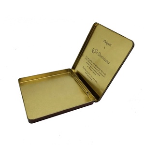 กล่องเหล็กพิมพ์ลายตามสั่ง รูปทรงสี่เหลี่ยมผืนผ้า สำหรับใส่ซิการ์หรือบุหรี่ พร้อมฝาพับ กล่องโลหะสั่งทำพิเศษ - Product Image 2